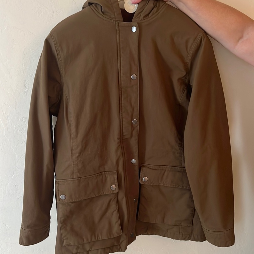 Duluth field jacket. Olive green.